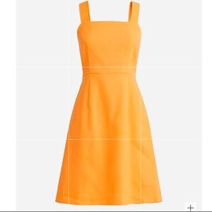 *NWT!* J. Crew Squareneck A-line Dress in Stretch Linen Blend